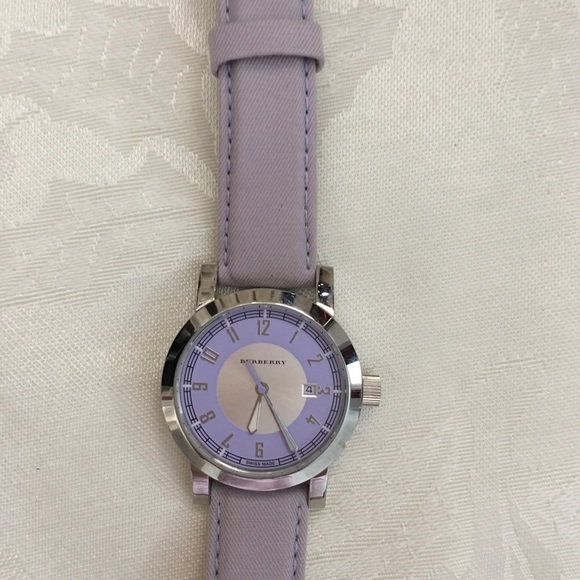 burberry watch purple